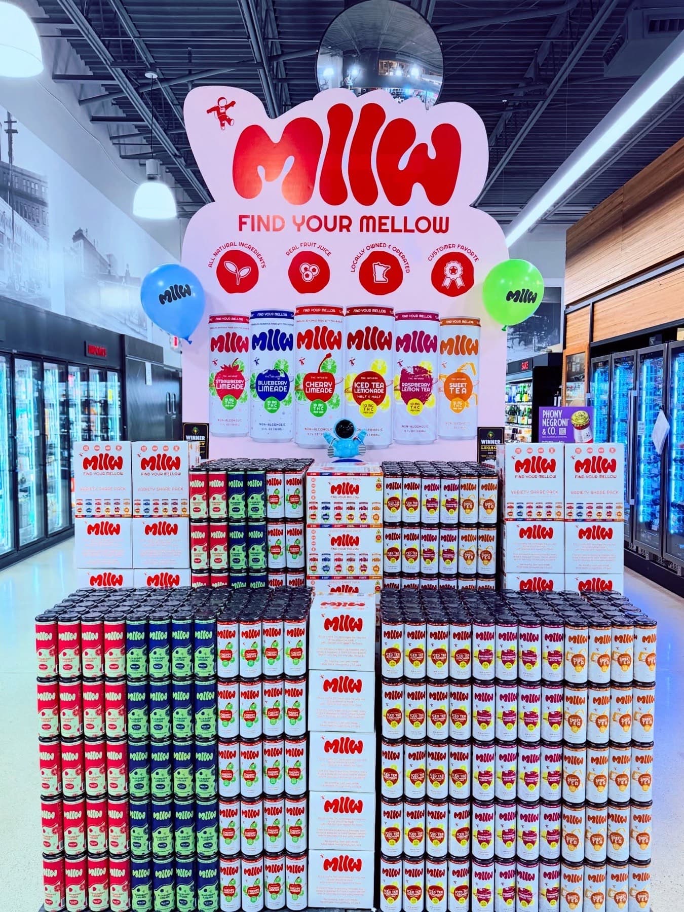 MLLW retail display pyramid