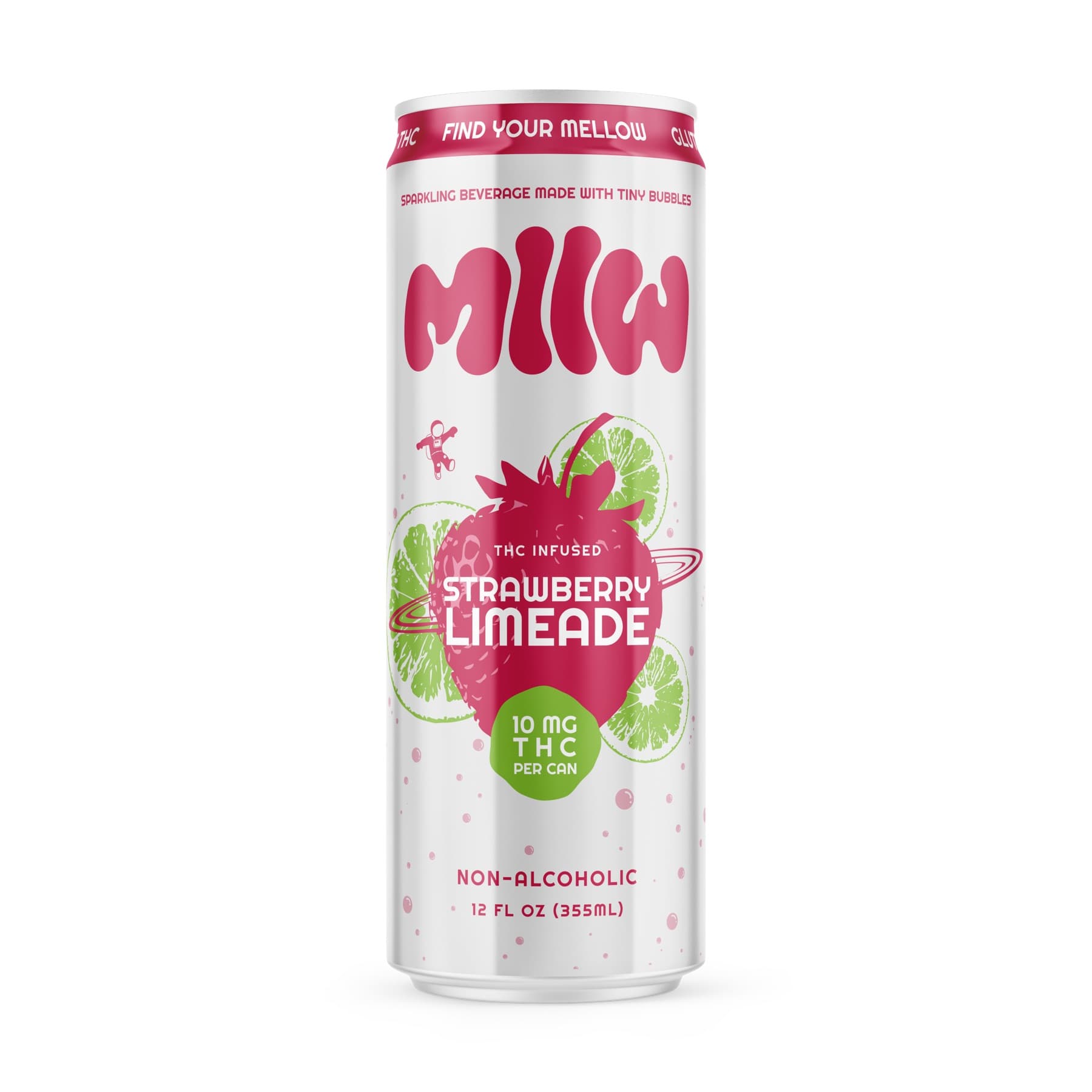 Strawberry Sparkling Limeade (4-Pack)